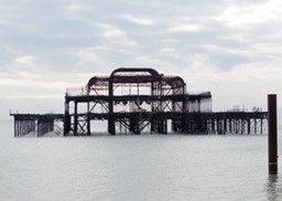 Afternoon Sun catches the West Pier