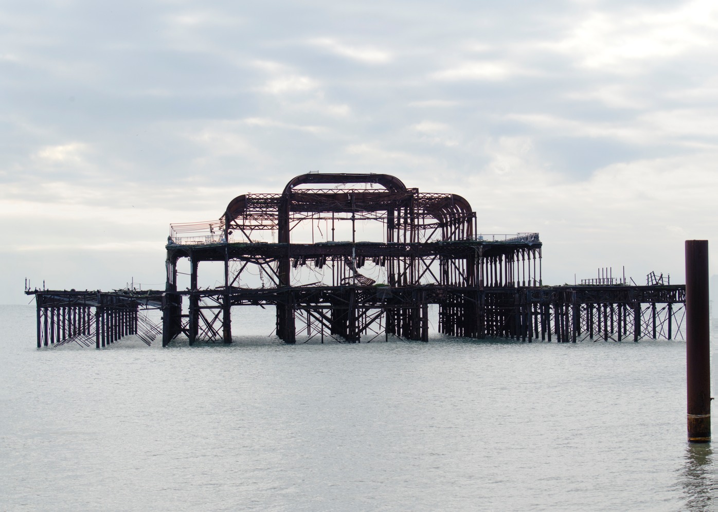 Afternoon Sun catches the West Pier
