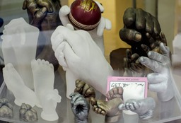 Hands & Feet in a Shop Window