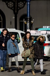 I'm not moving until a taxi comes