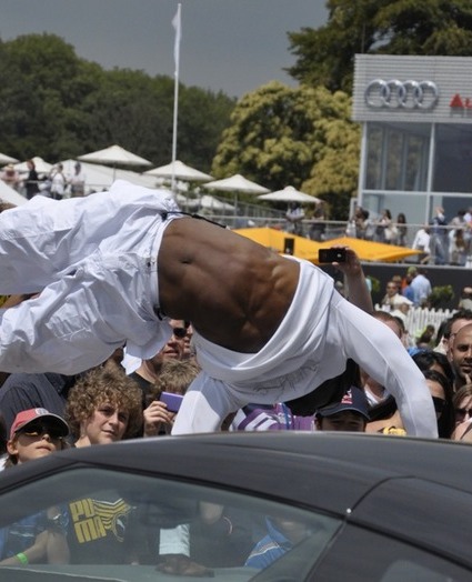 Parkour at Goodwood FOS