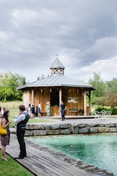 Pool area on Wedding Day