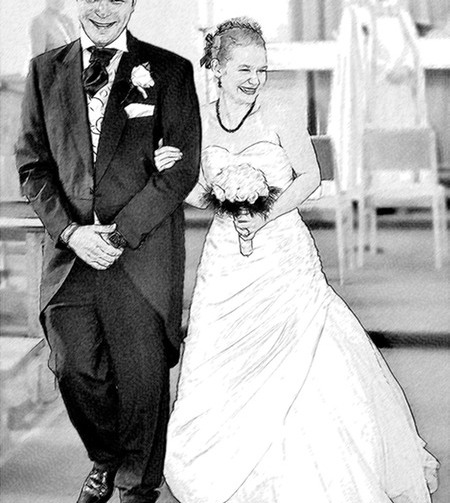 The Happy Couple Sketch