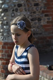 Thoughtful Jessica from front